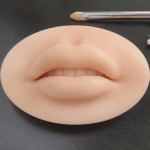 Modelo de Labios de Silicona 3D, Labios Simulados para Práctica de Maquillaje Permanente, Entrenamiento de Tatuaje Falso, Suministros de Microblading PMU - Product Image 6