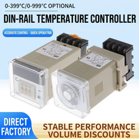 Contrôleur de température numérique intelligent XRKC E5C4/E5C2 avec bouton rotatif de type K, thermostat PID réglable OEM/OEM pour l'emballage