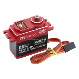MD941TW 16,5Kg. <span class=keywords><strong>cm</strong></span> 0.07seg/60 ° Servo de engranaje de plástico/Metal sin núcleo estándar con conector JR265mm para piezas de aviones y barcos RC - Product Image 1