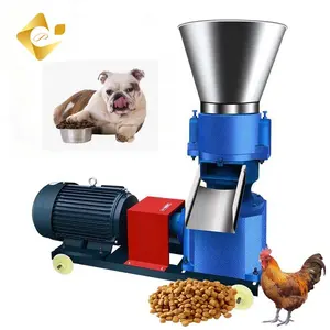 Homemade Cattle Feed Manufacturer Cheap Efficiency Straw Pellet Machine Prices