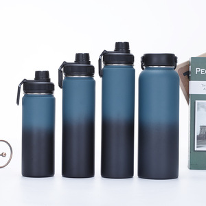GZYSL Gourde isotherme à <span class=keywords><strong>double</strong></span> paroi 12oz 64oz en acier inoxydable – Isolation thermique 12-24 heures – Écologique – Design <span class=keywords><strong>vintage</strong></span> - Product Image 5