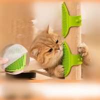 2026 Vente en gros Personnalisé Griffoir de table pour chat, Peigne à griffer et à caresser, Jouet pour animaux de compagnie, Masseur en silicone, Fournitures pour animaux de compagnie, Griffoir pour chat