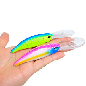 Esca da Traina 17g 130mm, Esca Artificiale Rigida Tipo <span class=keywords><strong>Minnow</strong></span>, Attrezzatura da Pesca, <span class=keywords><strong>Minnow</strong></span> con Lingua Lunga <span class=keywords><strong>per</strong></span> Pesca al Bass - Product Image 6