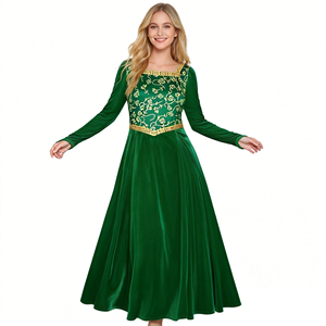 Fantasy <span class=keywords><strong>Fiona</strong></span> Cosplay ragazze Costume <span class=keywords><strong>vestito</strong></span> <span class=keywords><strong>verde</strong></span> cartone animato mostro travestimento giochi di ruolo abiti di Halloween - Product Image 1