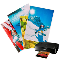Vente en gros d'étiquettes A4 étanches pour imprimantes à jet d'encre Impression d'étiquettes autocollantes Film vinyle perlé