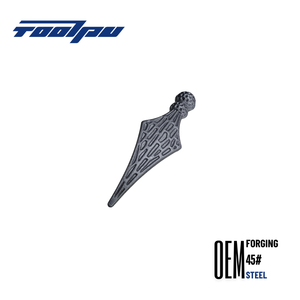 Riel de Grúa de Acero al Carbono TOOLPU Forjado OEM, Personalizado para Uso Industrial, con Tratamiento de Superficie y Logotipo Personalizado - Product Image 2