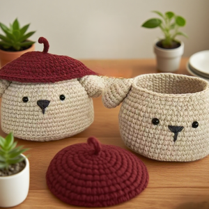 Kit de <span class=keywords><strong>crochet</strong></span> <span class=keywords><strong>pour</strong></span> <span class=keywords><strong>panier</strong></span> de rangement <span class=keywords><strong>pour</strong></span> <span class=keywords><strong>chien</strong></span>, adorable artisanat, organisateur de maison et cadeau, kit de <span class=keywords><strong>crochet</strong></span> <span class=keywords><strong>pour</strong></span> <span class=keywords><strong>panier</strong></span> de rangement <span class=keywords><strong>pour</strong></span> <span class=keywords><strong>chien</strong></span> facile à réaliser <span class=keywords><strong>pour</strong></span> débutants - Product Image 5