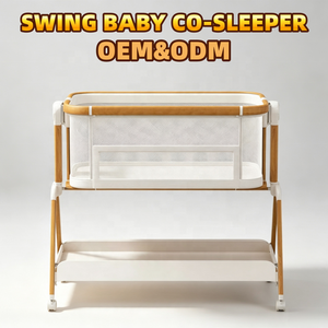 <span class=keywords><strong>Cuna</strong></span> <span class=keywords><strong>Colecho</strong></span> Ajustable en Altura, <span class=keywords><strong>Cuna</strong></span> Lateral para Bebés, Niños Pequeños y Recién Nacidos - Product Image 1