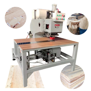 Machine industrielle de réparation des défauts de placage, de nœuds et de trous, coupe-patch pour <span class=keywords><strong>bois</strong></span> monobloc - Product Image 1