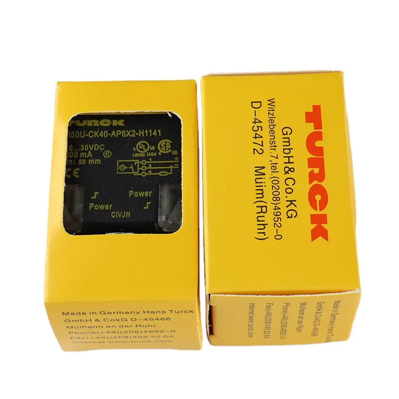 Sensor de proximidade indutivo Ni50U-CK40-AP6X2-H1141 original Alemanha TURCK-Marca NPN