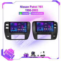 Untuk Nissan Patrol Y61 1998-2003 WIFI BT Radio Mobil Multimedia Pemutar Video Android 13 Wireless CarPlay Layar IPS Kamera Mundur