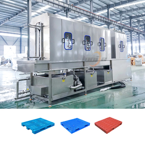 Machine de lavage de caisses à prix réduit, machine de nettoyage de palettes Euro-Américaines, machine de lavage de bacs à fleurs et de bacs à plantes, machine de lavage de plateaux - Product Image 1