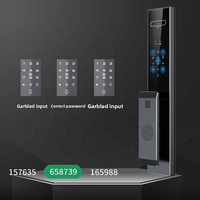 Serrure intelligente Tuya 3D avec reconnaissance faciale, interphone vidéo WiFi Cloud, caméra, entrée sans clé par empreinte digitale, sécurité, alliage d'aluminium, domicile, 4200 mAh