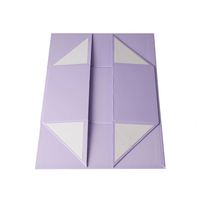 Boîte-cadeau pliable en papier Kraft recyclé, boîte de rangement de luxe, boîtes en carton