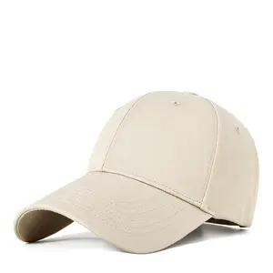 2024 wholesale Mens Womens Baseball Cap with Long-brimmed Plain Cotton Sports Hats Casual Golf Solid Color