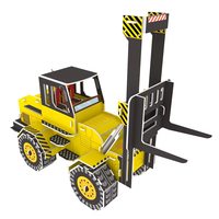 Construisez votre propre kit de modèle de tracteur 3D amusant de ferme Puzzle pour les enfants