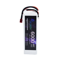 Baterai LiPo RC 11.1V 3S 1500mAh 2200mAh 3000mAh 4200mAh 5200mAh 6000mAh 7200mAh 8500mAh 10400mAh untuk Suku Cadang Mobil Drone RC