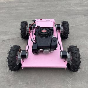 Tosaerba Compatto Rosa Leggero con Ruote per Giardino e Campo, Tosaerba Telecomandato - Product Image 1