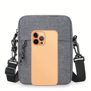 Bolso Bandolera Cruzado para Hombre, Moderno, Resistente, Impermeable, Diseño de Lujo, Mini Bolso Deportivo Oxford con Estampado de Caramelo - Product Image 4