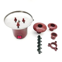 Fuente de Chocolate Fondue-económica, 8 onzas de capacidad, gran oferta, ideal para fiesta en casa/Reunión de Amigos, material de PC de grado alimenticio