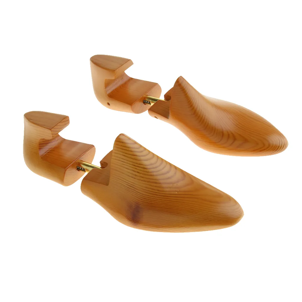Arbre à chaussures confortable réglable en bois de cèdre et hêtre, arbre à chaussures en bois de pin de haute qualité, nouveau design