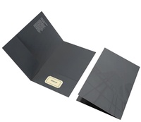Carpetas de Presentación A4 A5 de Lujo con Dos Bolsillos, Servicios Personalizados, Carpeta de Catálogo Empresarial para Guardar Hojas