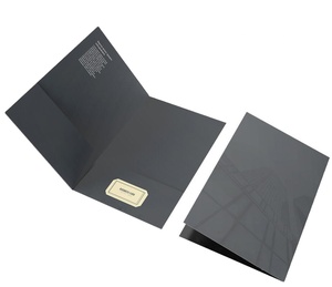 Carpetas de Presentación A4 A5 de Lujo con Dos Bolsillos, Servicios Personalizados, Carpeta de Catálogo Empresarial para Guardar Hojas - Product Image 6