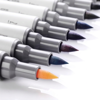 Marqueurs à alcool double pointe STA, 168 couleurs, stylos permanents à base d'huile, séchage rapide, non-décolorants, marqueurs alcooliques pour le dessin et la coloration