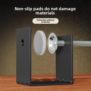 Drawer Installation Gadget Dual-Purpose Stainless Steel Thickened Auxiliary Fixing <b>Clip</b> Woodworking <b>Clamp</b> Tool Mj-65 Stainless S - Product Image 6