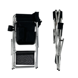 Onwaysport Make up <strong>Chair</strong> Aluminum Folding Tall Director <strong>Chair</strong> for Makeup Artists