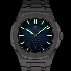 Montre mécanique automatique de luxe multifonction de haute qualité I&W CARNIVAL avec calendrier - Product Image 5