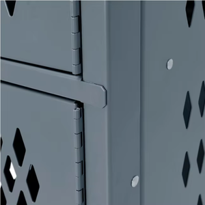 ארונות מתכת עובדי ארון אחסון 1 דלתות פלדה אמריקאי סִגְנוֹן ארון בגדים למשרד בית ספר לחדר כושר - Product Image 4
