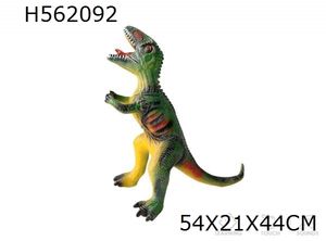 Dinosaurio de juguete esmaltado para niños, juguete de dinosaurio grande de plástico suave, relleno de algodón, tamaño mediano con sonido, 8 estilos que pueden mezclar - Product Image 2