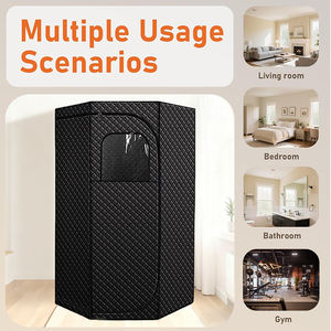 Sauna Portátil ZT con Diseño de Cabina de Vapor de 1500w, Sauna Plegable Tipo Pentágono con Silla y Tapete para Sudar, Fácil de Usar en Casa - Product Image 4