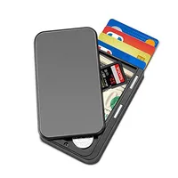 주문 호리호리한 정면 소형 지갑 디자인, 자동적인 알루미늄 신용 카드 홀더를 막는 RFID