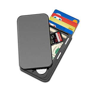 Personnalisé Poche Avant Mince Portefeuille RFID Blocage Automatique Porte-<span class=keywords><strong>Carte</strong></span> De Crédit En Aluminium - Product Image 1