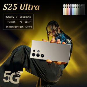 Tout nouveau téléphone S25 Ultra 7.3 pouces 16GB + 1TB 4G <span class=keywords><strong>5G</strong></span> Dual Sim Face ID 108MP caméra arrière Decacore déverrouillé téléphone portable boîte d'origine - Product Image 2