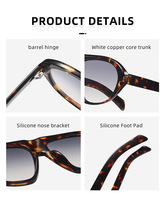 Nouvelles Lunettes de Soleil Carrées Tendance 2026 UV400 Monture Complète Unisexe Vintage Rétro Design Niche Mode Simple Durables Confortables