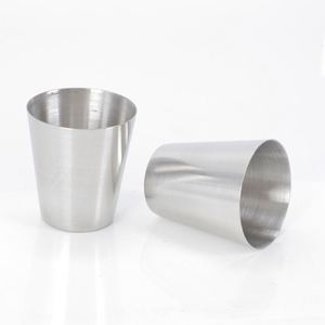 Vasos de Acero Inoxidable de 1 Onza, Vasos de Metal para Beber, para Acampar, Viajar, Café, Té, Whisky, Licores, Regalo - Product Image 3