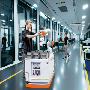 Robot mobile léger KMR Iiwa LBR Iiwa, plateforme flexible, moteur servo-électrique, charge utile de 14 kg, 7 axes, longueur de bras de 820 mm, IP54 - Product Image 5