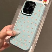 Nouvelles Coques de Téléphone Antichoc de Luxe à Motifs Floraux pour iPhone 18 17 Air 16 Plus Pro Max 15 14 13 12 11 – Housse de Protection Personnalisable avec Logo