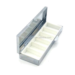 Boîte à pilules en métal de forme différente personnalisée en usine, cendrier, boîte à pilules en alliage d'aluminium, porte-clés, boîte à pilules de voyage - Product Image 3