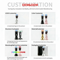 Masseur facial micro-courant chauffant vibrant Gua Sha pour raffermissement de la peau, outil Gua Sha à usage domestique