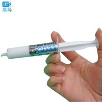 4 Buah Berat Bersih 15 Gram Plester Pasta Lem Konduktif Termal GD33 Putih Digunakan untuk Pendingin CPU/LED