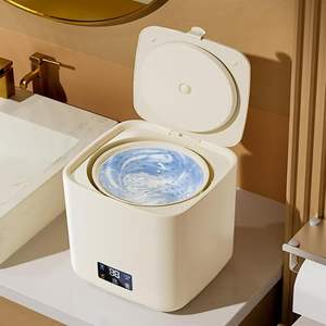 Mini machine à laver entièrement automatique, sous-vêtements, chaussettes, lavage et séchage Petite machine à laver intégrée - Product Image 6