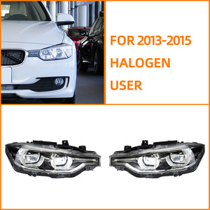 Promotion : Phares de Voiture Améliorés Style 2019 à LED avec Double Lentille Projecteur, Étanche, 6500K, 12V pour BMW Série 3 F30/F31/F35/F80 (2013-2019) - Product Image 4