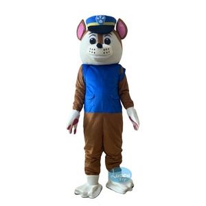 <span class=keywords><strong>Costume</strong></span> de <span class=keywords><strong>mascotte</strong></span> amusant de personnage de dessin animé bleu Chase Sky Dog pour Halloween, les fêtes de télévision et de cinéma, la <span class=keywords><strong>patrouille</strong></span> et le divertissement - Product Image 3