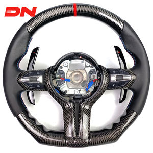 Volant sport en forme de D personnalisé pour Série 3 F30, en cuir carbone, pour modèles M3 M4 M5 X6 X5 X3 Série 5 X4 Série <span class=keywords><strong>7</strong></span> - Product Image 1
