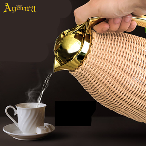 Export standard Multi colore opzionale teiera generale di alta qualità copertura <span class=keywords><strong>in</strong></span> oro teiera isolante regalo <span class=keywords><strong>in</strong></span> <span class=keywords><strong>acciaio</strong></span> inossidabile da 1 litro - Product Image 3