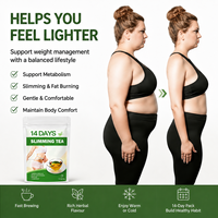 Thé Minceur 14 Jours – Sachet Détoxifiant Naturel aux Herbes pour la Perte de Poids et l'Élimination de la Graisse Abdominale – Boisson Détox Quotidienne pour le Bien-être
